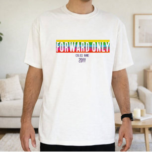 Minimale Regenbogen-Abschluss-Shirt mit Kapitel ge T-Shirt