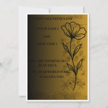 Minimale romantische Liebesgrüße