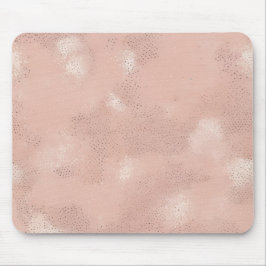 Minimale rosafarbene gesprenkelte Musterung Mousepad