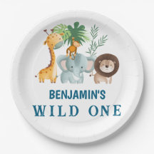 Minimale Safari Wild One Geburtstagsfeier 