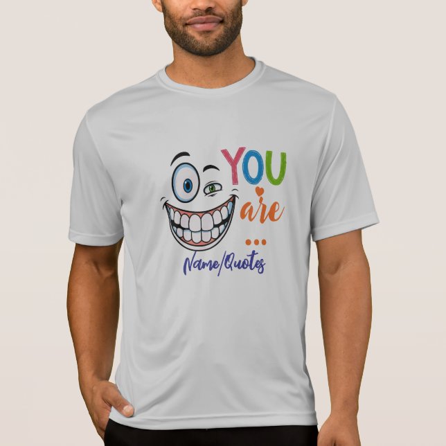 Minimale sarkastische Aussage T-Shirt (Vorderseite)