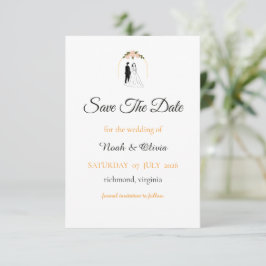Minimale Schreibschrift Hochzeit Vormerkungskarte Save The Date