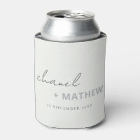 Minimale Schwarz-weiße Script Typografy Wedding