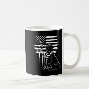 Minimale schwarze Labrador-Labrador-Amerikanische Kaffeetasse