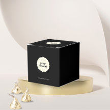 Minimale schwarze Verpackung für kleine Unternehme