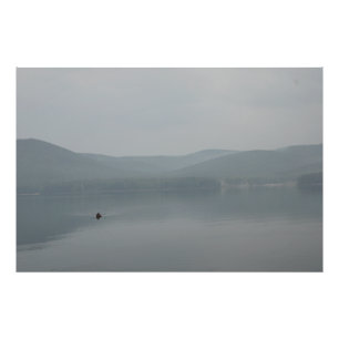 Minimale Seestille Fotodruck