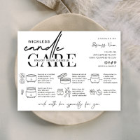 Minimale Sicherheitsanleitung für Kerzen ohne Doch