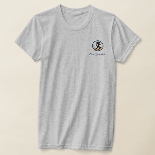 Minimale Silhouette Motion T - Shirt - Moderne Gra (Ablage )