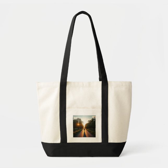 Minimale Silhouette-Tasche Tragetasche (Vorne)