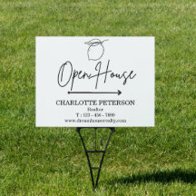 Minimale Sommer-Themen-Immobilien-Open-House