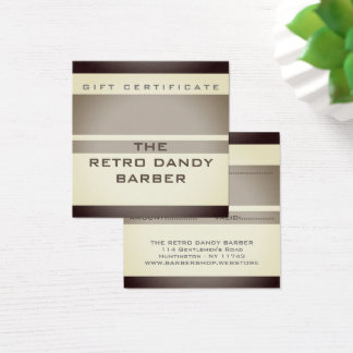 Minimale Streifen braune Retro Chic Manly Barbersh