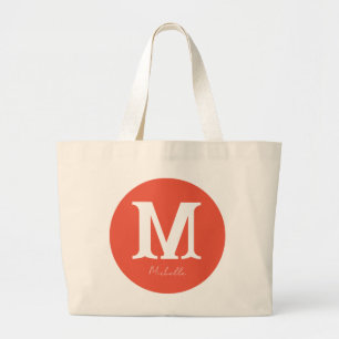 Minimale Sunset-Monogramm Jumbo Stoffbeutel