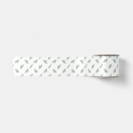 Minimale Tannenbaum-Unternehmens-Weihnachtsmuster Satinband
