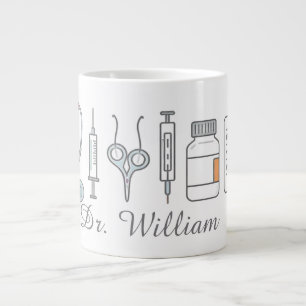 Minimale Tasse mit individuellem Namen Eleganter