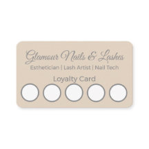 Minimale Treuekarte für Schönheitssalon/Wellness-O