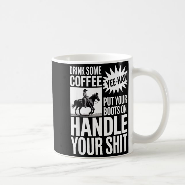 Minimale Trinke Etwas Kaffee Setze Dein Kaffeetasse (Rechts)