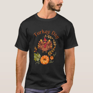 Minimale Truthahn-Thanksgiving-T-Shirt – Moderne H T-Shirt