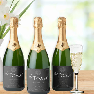 Minimale Typografie Black & White Seashell Wedding