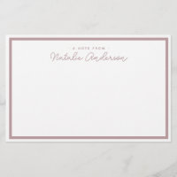 Minimale Typografie Lässige Script Pastel-Rose