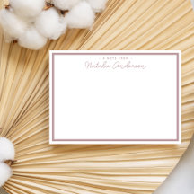 Minimale Typografie Lässige Script Pastel-Rose