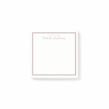 Minimale Typografie Lässige Script Pastel-Rose