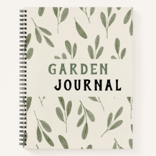 Minimale Typografie sauberes Notizbuch Journal 