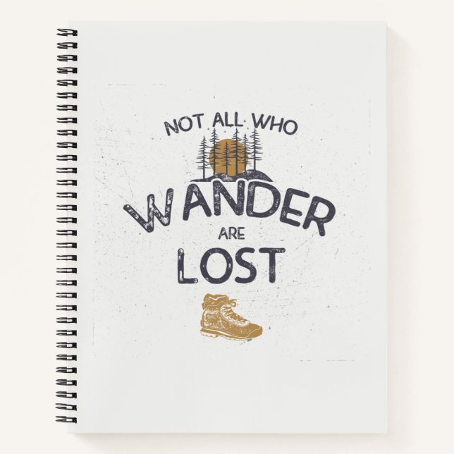 Minimale Typografie sauberes Notizbuch Journal | w (Vorderseite)