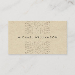 Minimale und moderne Designer Scribble Circles II Visitenkarte