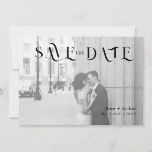 Minimale und schicke Save The Date Karte
