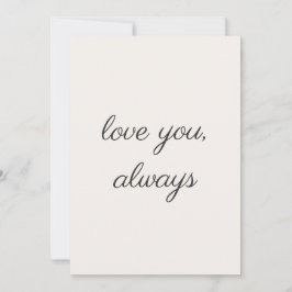 Minimale Valentinstag-Druckkarte Feiertagskarte
