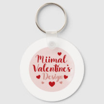 Minimale Valentinstag-Liebe-Typografie-Design | R