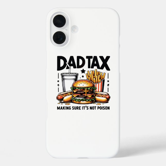 Minimale Vater Tax Food Icon Art Case-Mate iPhone Hülle (Rückseite)