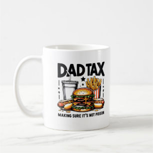 Minimale Vater Tax Food Icon Art Kaffeetasse