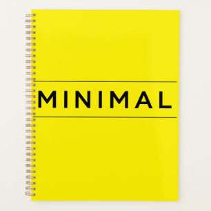 Minimale Vibes Planer