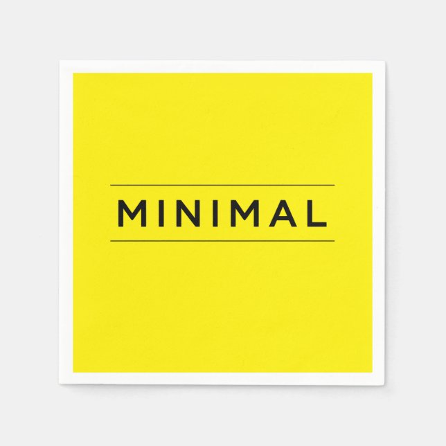 Minimale Vibes Serviette (Vorderseite)
