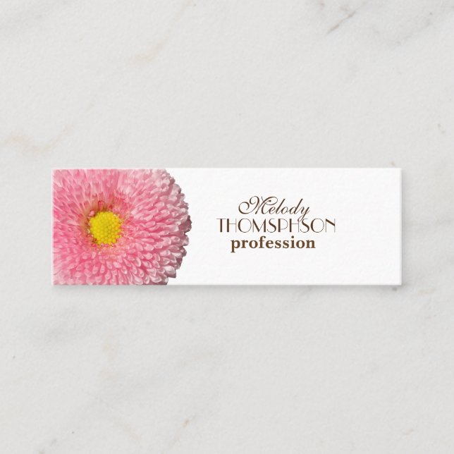 Minimale Visitenkarten Mini Visitenkarte (Vorderseite)