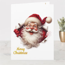 Minimale Weihnachts-Postkarte | Line Art Tree | Ka