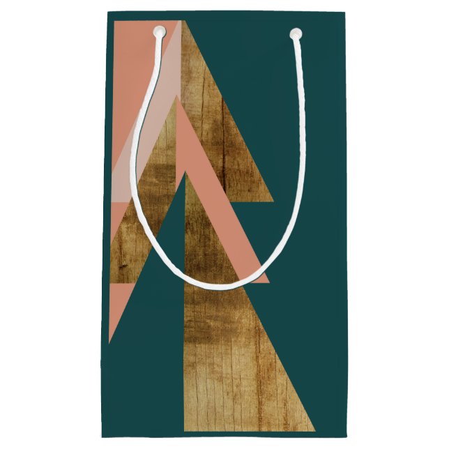 Minimale Weihnachtsbaum-Geschenktasche Kleine Geschenktüte (Vorderseite)