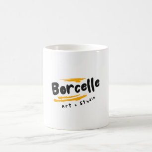 Minimale weiße Tasse   Motivations-Tasse