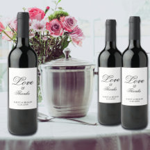 Minimale weiße und schwarze Hochzeit