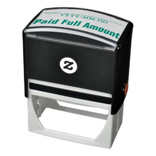 Minimale "zahlte volle Mengen-" GummiBriefmarke Permastempel