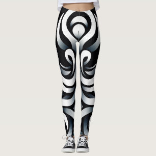 Minimale Zen-Heilige Geometrische Mandala-Abstrakt Leggings