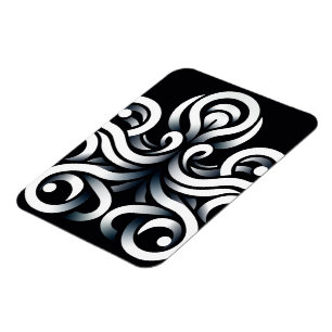 Minimale Zen-Heilige Geometrische Mandala-Abstrakt Magnet