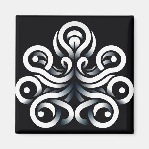Minimale Zen Heilige Geometrische Mandala-Abstrakt Magnet