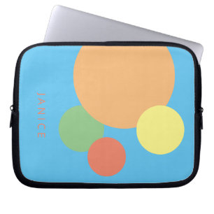 Minimaler abstrakter Regenbogenkonfetti Electronic Laptopschutzhülle