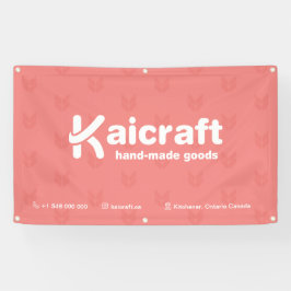 Minimaler Banner für Kunst und Handwerk