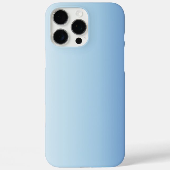 Minimaler Blauverlauf-Hintergrund Case-Mate iPhone Hülle (Rückseite)