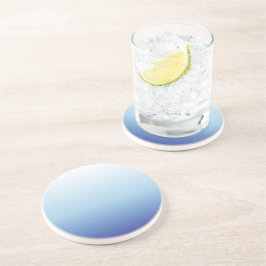 Minimaler Blauverlauf-Hintergrund Getränkeuntersetzer