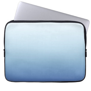 Minimaler Blauverlauf-Hintergrund Laptopschutzhülle