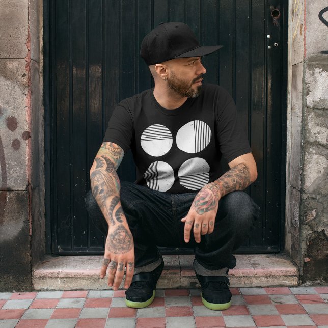 Minimaler Circle Strip T-Shirt (Von Creator hochgeladen)